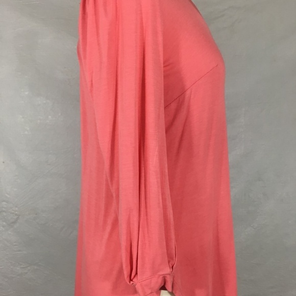 3/&15 Melissa McCarthy Coral Seven 7 Long Sleeve - Picture 2 of 6